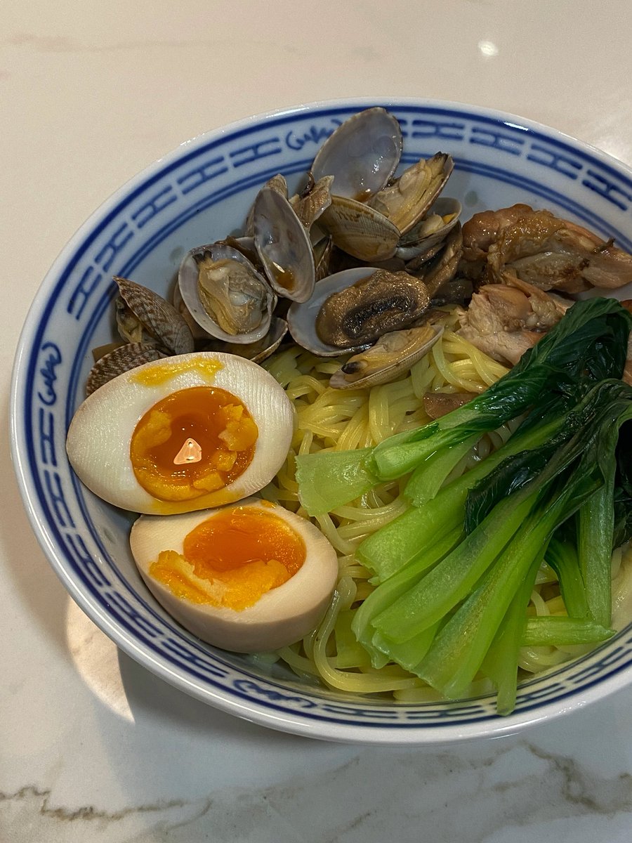 Made clam noodles for dinner and forgot to take a photo of the noodles with soup but here it is before! #Inthesoop2_cookingchallenge