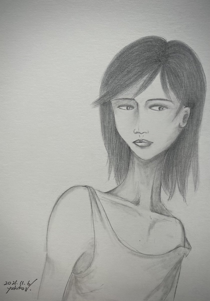 鉛筆画イラスト