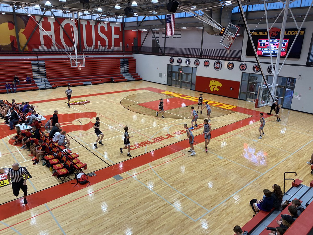 CarlisleHoops's tweet photo. We are off and running this morning at the @CHSCatsBoosters basketball tournament! Thank you to all the Booster club for organizing and running the tournament, officials, and our players for helping out! https://t.co/sZ9SZk5sXn