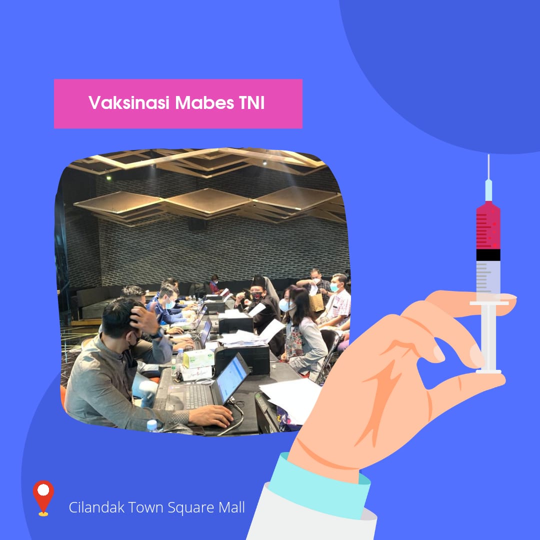 Kiagengsarungan's tweet photo. Giat Vaksinasi Mabes TNI di  Cilandak Town Square Mall Jakarta Selatan

#VaksinJagorawi
#VaksinDriveThru
#SerbuanVaksin
#serbuanvaksinTNI https://t.co/JtqEpQhlY4