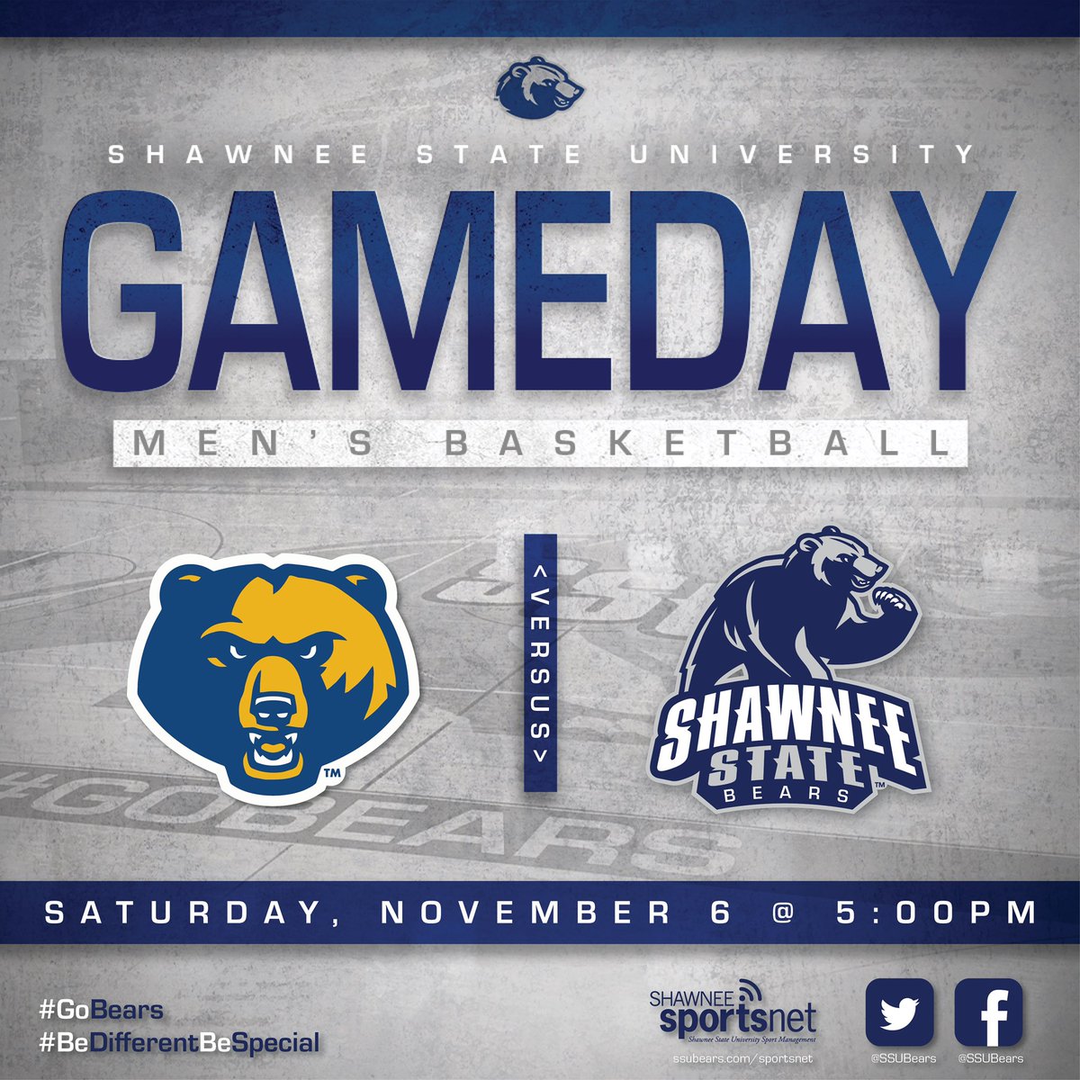 🚨IT’S GAME DAY🚨 

🆚 West Virginia Tech
🕕 5:00 PM (ET) 
📍Portsmouth, OH
📺 portal.stretchinternet.com/shawneest/

COME OUT AND PACK THE HOUSE!!

#BeDifferentBeSpecial
#DefendingChamps