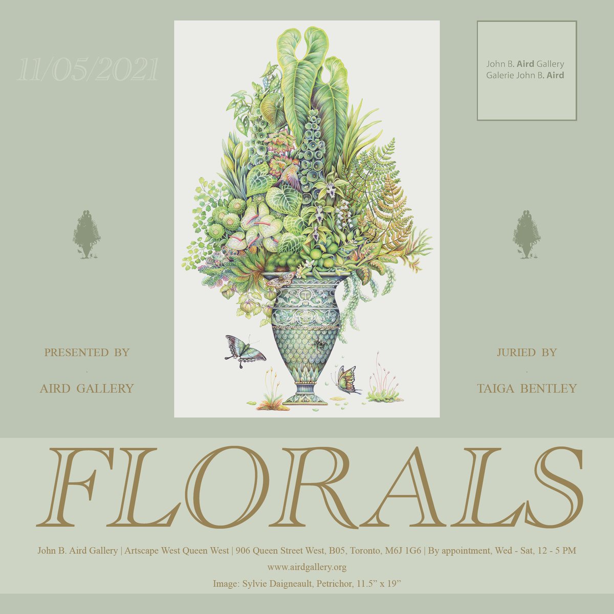 I am thrilled that one of my sunflower paintings, "Sunshine", was chosen for an online exibition, called "Florals", at John B. Aird Gallery. 
airdgallery.org/2021/10/30/flo…...