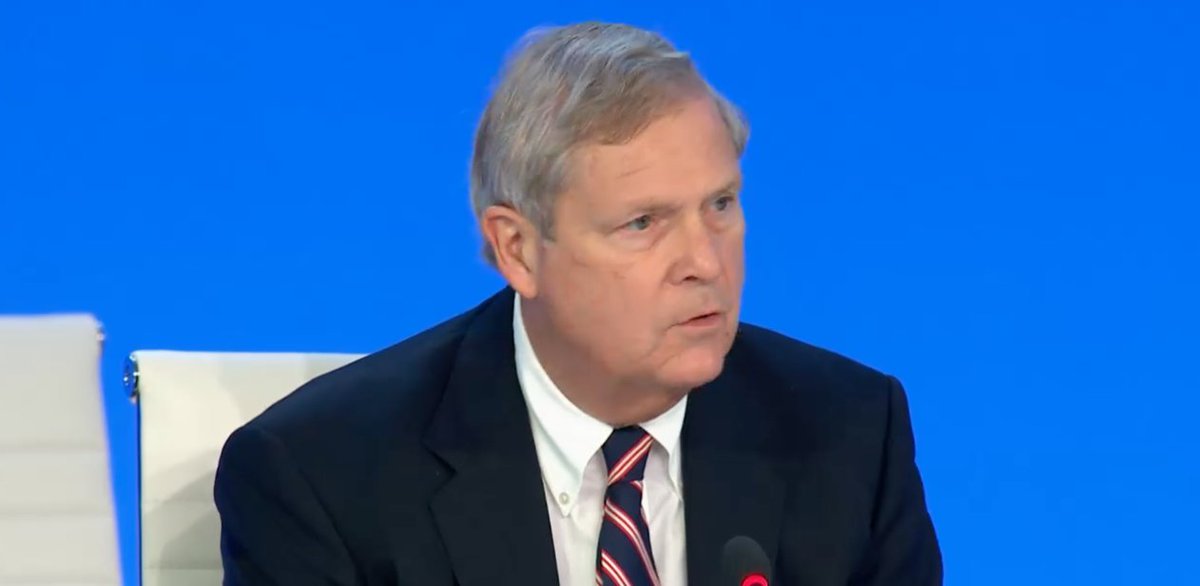 JRTransition's tweet photo. 'Increased investment in innovation will build resiliency to climate impacts and encourage producers to be part of the solution' - @SecVilsack, US Secretary for Agriculture.

#COP26 #FixFoodSystems #JustTransition2030 https://t.co/Hld8DGHgAt