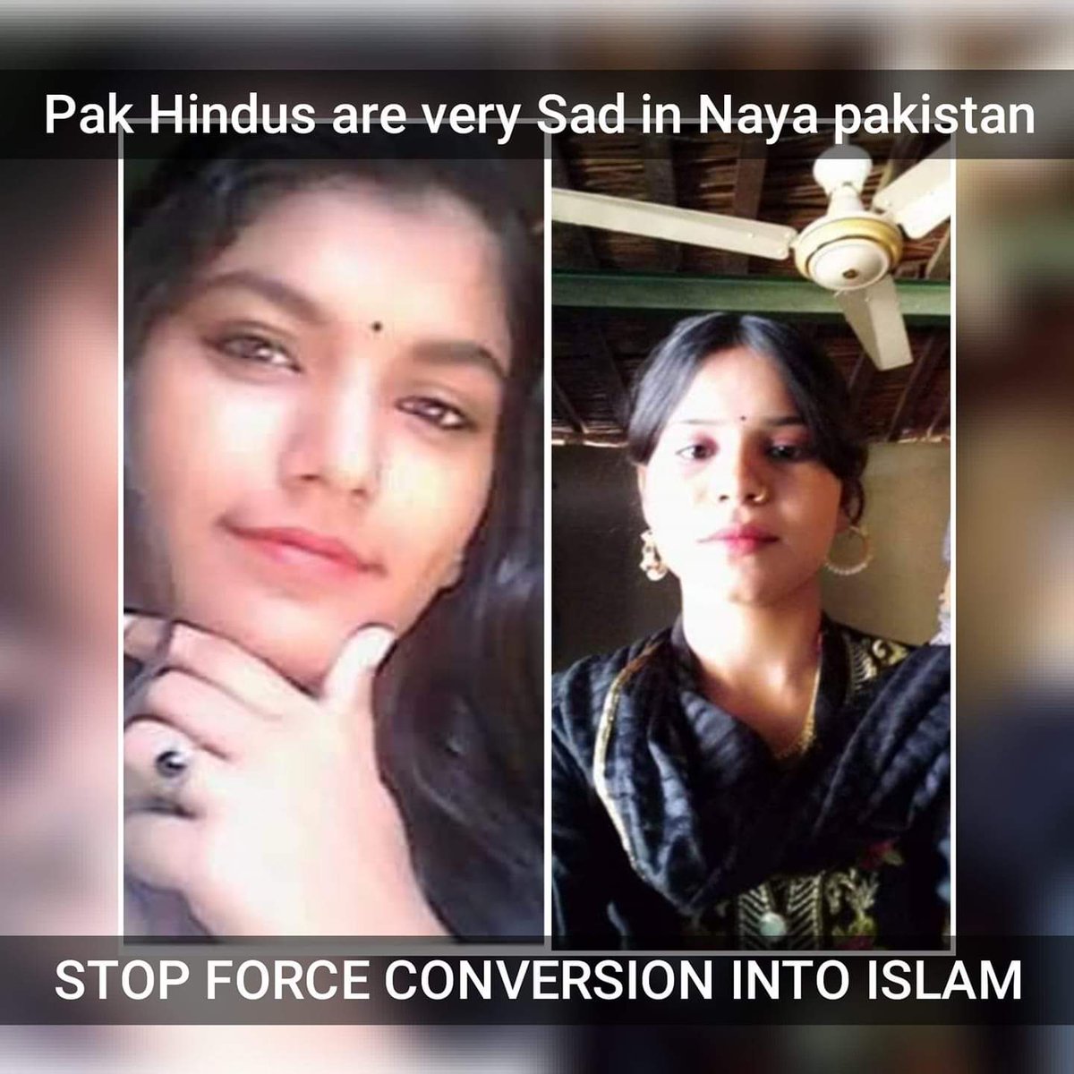 Nation077777's tweet photo. Two more girls abducted!
One named Mala meghwal from a village jamkhan patafi near jhudo &amp; Permila maheshwari from Tando M. Khan.

What's been happening? Can't just understand!
What extaclty they want https://t.co/7NZoZNh3DA