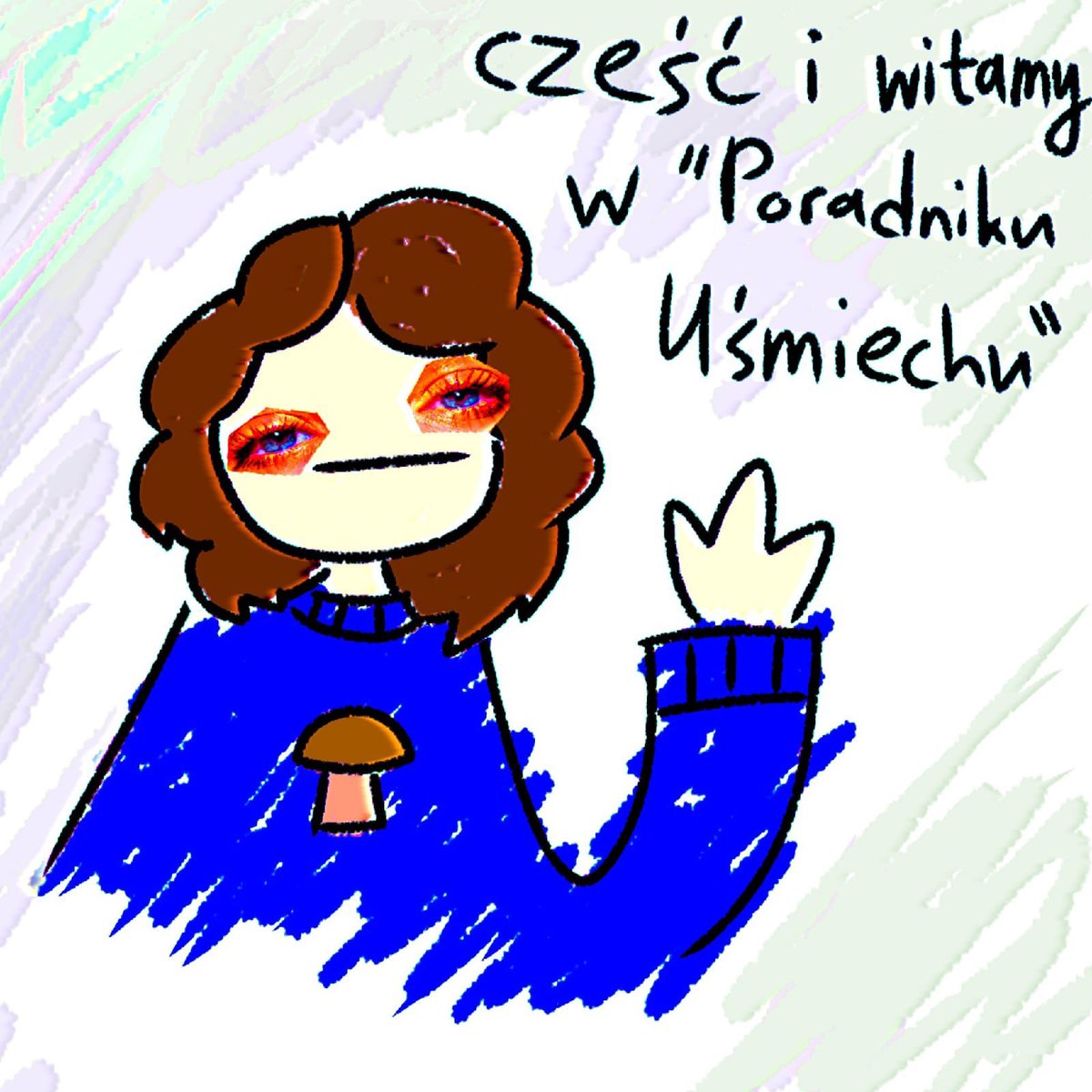 Prodiubro's tweet photo. An old quick sketch comic based on "Smile Guide" series.
Translation:
- Hello, welcome to the "Smile Guide"!..
- SPEAK GERMAN, SON OF B🙂TCH
#Odd_ProdTldiubro
#art #digitalart #SmileGuide #KrainaGrzybowTV https://t.co/XBgt4LL6xg