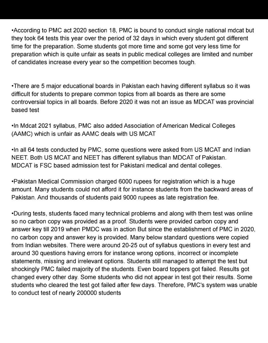 thetoobaism's tweet image. This is all we are demanding for @fslsltn @pmc_org 
@Alihaider1838 @RazzaqWzr @bintsaeedbaloch @MehmoodRuqayya @AngoorZahid @BilalY05 @Ashifta5 
#ReconductMDCAT2021