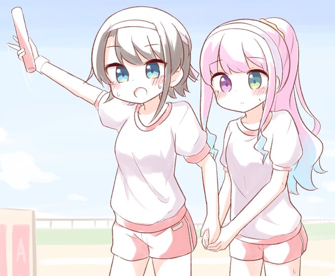 お疲れ様!🎉
リレーアツかった!
#プロテインザスバル #ルーナート 
#スバルーナ 