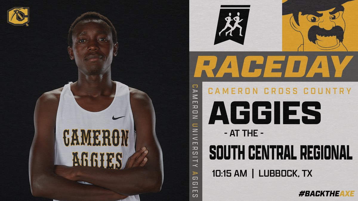 XC | It's 𝙍𝘼𝘾𝙀 𝘿𝘼𝙔 for @AggiesXCT at the 2021 @NCAADII South Central Regional in Lubbock‼️

#D2WXC 6K 9:00 AM
#D2MXC 10K 10:15 AM

⏱️ - live.flashresultstexas.com/meets/11520 
🖥️ - lonestarconferencenetwork.com

#CUxc #BackTheAxe⛏️
