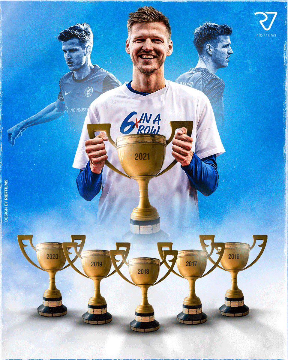 rib7films's tweet photo. And that's 6 champion trophies in a row for @Elvis_Stuglis 😃🏆

Congrats to Elvis and @RFSDaily on winning the double 2021!

#Virsliga #RFS #Kajbumba https://t.co/i0eqZs1ePO