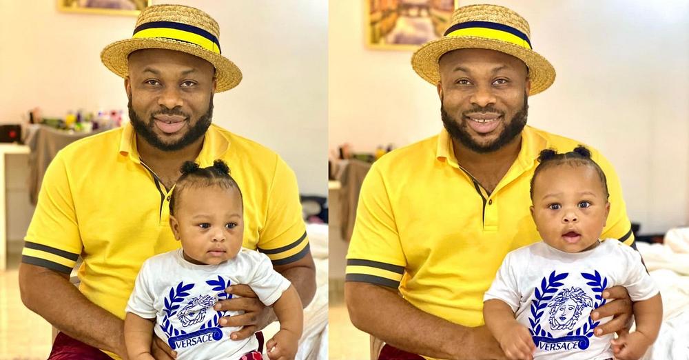 Olakunle Churchill shares adorable photos with his son, Omoniyi madailygist.ng/2021/olakunle-… MaDailyGist