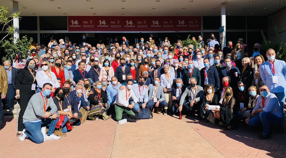 📸 Delegación Jiennense en el 14* Congreso del <a href="/psoedeandalucia/">PSOE de Andalucía</a> en Torremolinos para contribuir al cambio en Andalucía