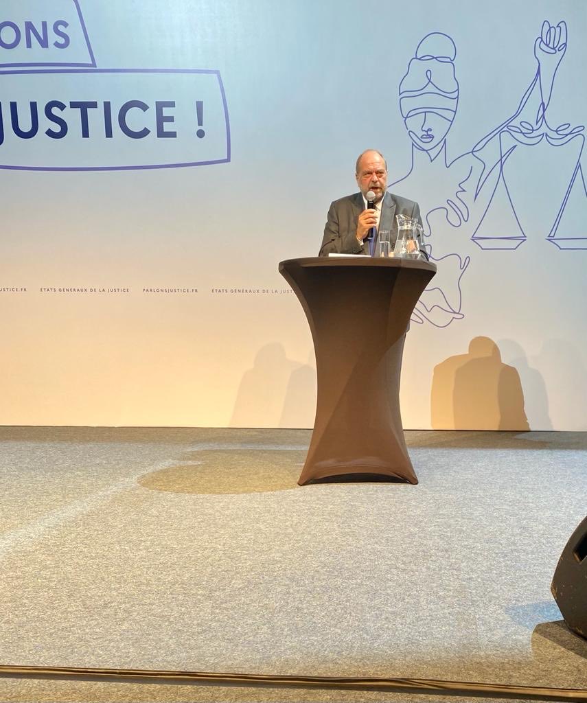 TJCarcassonne's tweet photo. Participation au débat public entre le Garde des Sceaux  et les citoyens à l’occasion des #ÉtatsGenerauxDeLaJustice à Rodez⚖️
Bravo à ⁦@ProcureurRodez⁩ pour sa présentation des dispositifs mis en œuvre dans le cadre de la #JusticeDePromité 🤩 https://t.co/0r7t8qOaiG