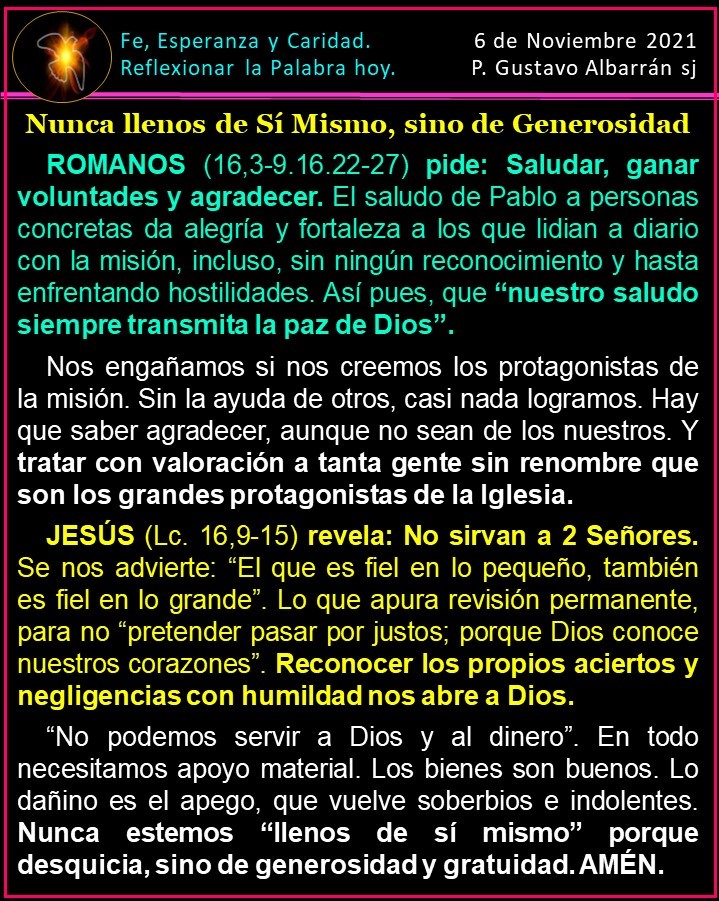 galbarransj's tweet photo. #NUNCA #LLENOS #DE #SÍ #MISMO, #SINO #DE #GENEROSIDAD. #Los #bienes (lo que #somos y #tenemos) #es #bueno. #Pero el #apego nos #vuelve #soberbios e #indolentes. Que nunca #estemos llenos de sí mismo, sino llenos de #grandeza de #alma. https://t.co/oh0pvQoAAV