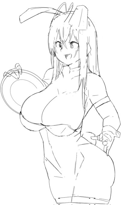 ま、待ってくれ…!し、下描きまではまともな大きさだったんだ… 