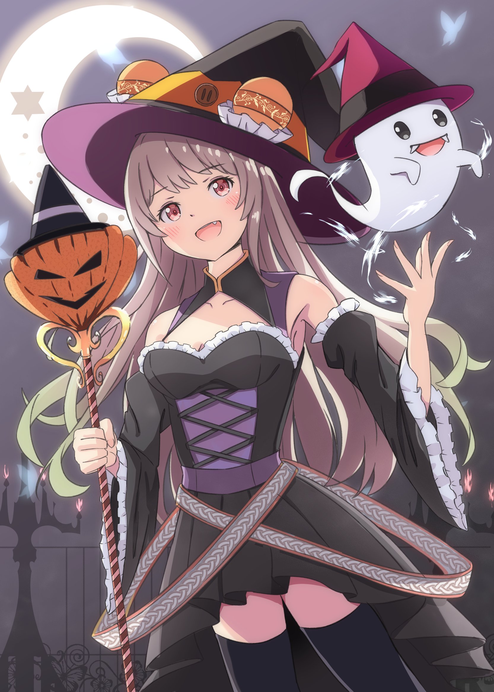 手描きイラスト オリジナル アナログ 原画 ハロウィンと7人の魔女 A4サイズ Yahoo!オークション - オリジナル手描きイラスト 女の子 魔女
