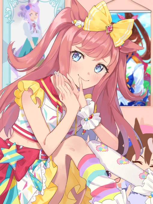 #ウマ娘 #アグネスデジタル 
「今日も徳を積んでまいりましょうね!トレーナーさん♪」 