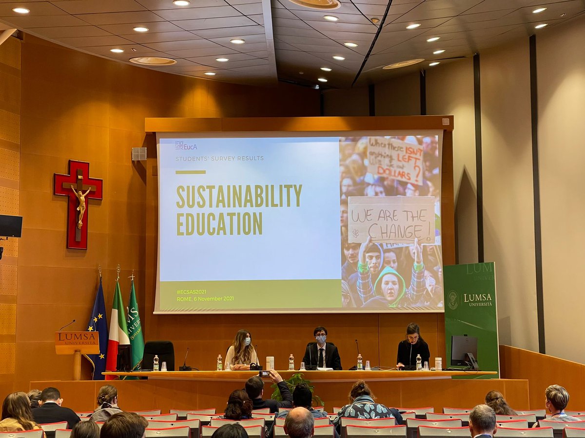 EUCA_BXL's tweet photo. ♻️Student Panel on Sustainable Education ♻️ 

Discovering how colleges, universities and hall of residences are implementing more sustainable practices for a better and greener future💚
Share with us how to live more sustainably: https://t.co/FezPivCJFC

 #ECSAS2021 @mirelamazalu https://t.co/6A2TZTYcPQ