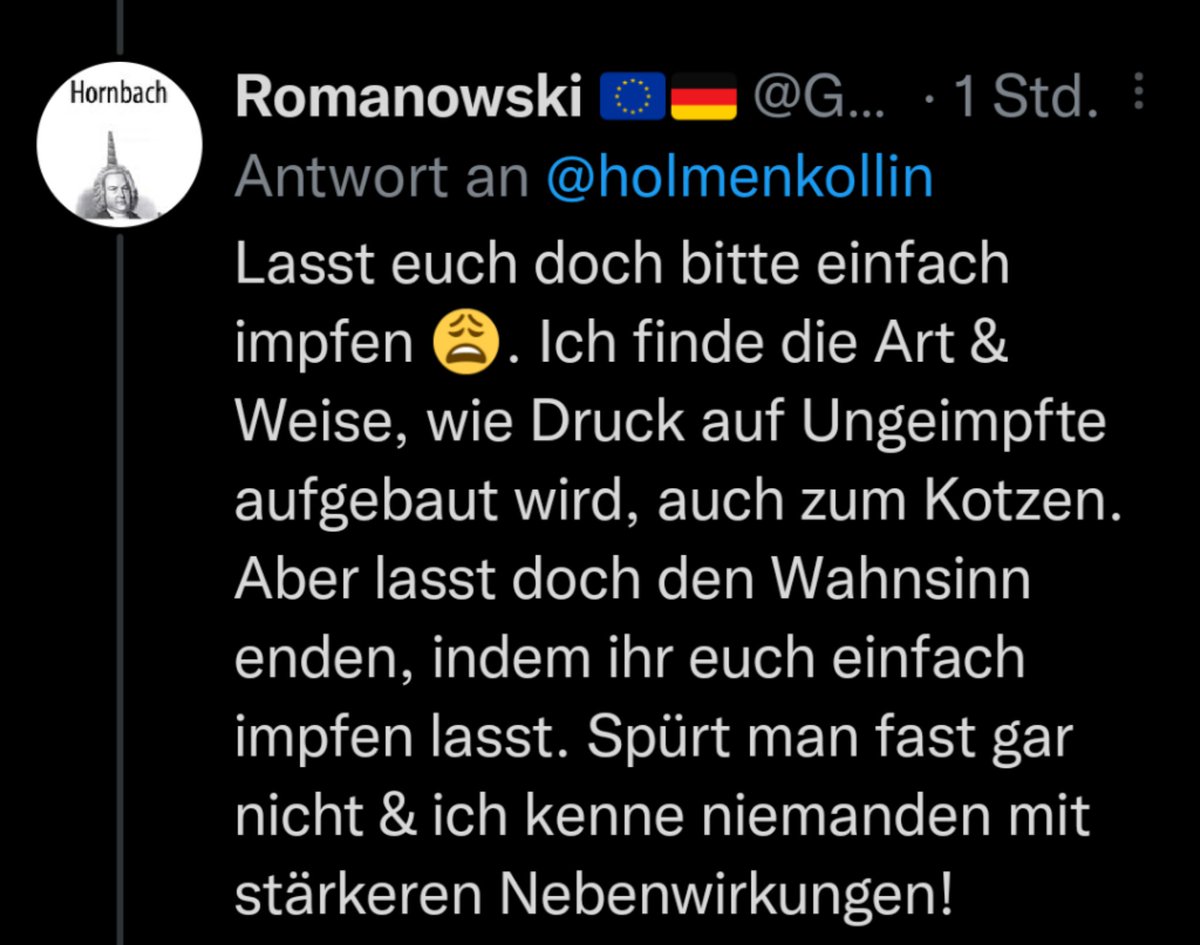 WolfTedesco's tweet photo. @Grurok @holmenkollin Deine Aufrufe? Ich würde dich gern dafür am Sack hochziehen, wenn ich von dem Medikament, von dem du Werbung betreibst, Schäden tragen sollte. Wo bist du zu suchen? Ich würde dich gern für meine eventuellen Nachteile, ficken wollen. Ist es so klar? https://t.co/sxXfTRkd2O