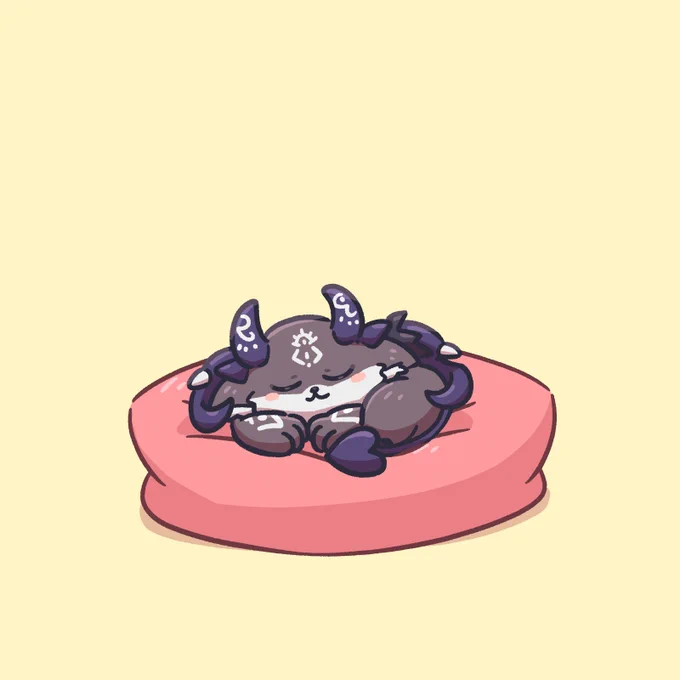 すやすやでびる
#でびるさまにささげるえ 