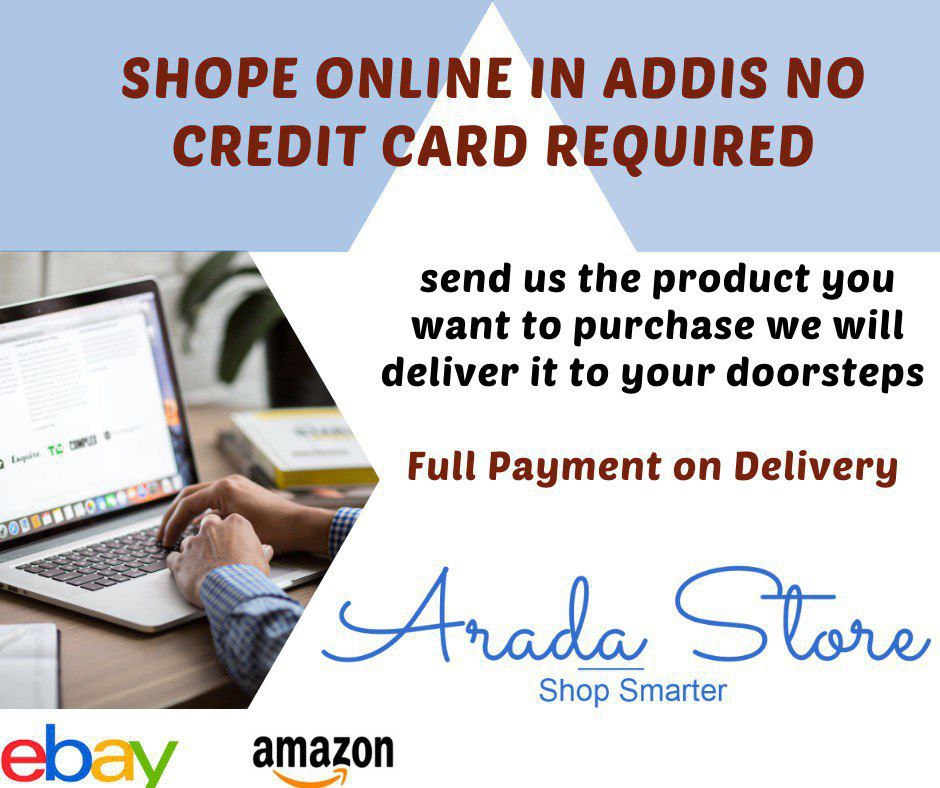 AradaStore's tweet photo. Just send us the link of your desired item to purchase on https://t.co/MmtXiGhOpm
Arada store will deliver it to your doorsteps,#Full_payment_due_on_delivery  #Aradastore #arada #shopeonline #onlineshoping #Amazon #eBay #aliexpress  #delivery  #deliveryservice #addisababa https://t.co/I9scfIBXtH