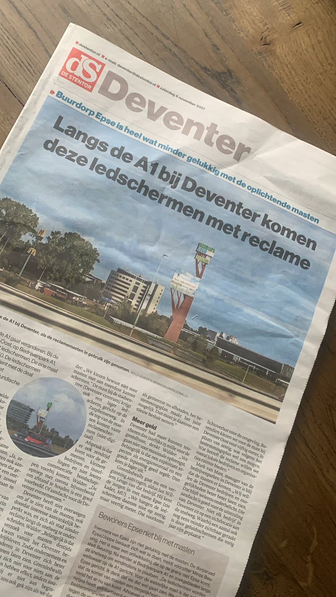 Het aanzicht van onze prachtige stad verminken voor maar 25K per jaar 😳. Zijn we dan echt niet creatiever om klantgericht te communiceren?
En… oh ja … als het maar energieneutraal is…weet wel een duurzamere oplossing
#A1 #deventer