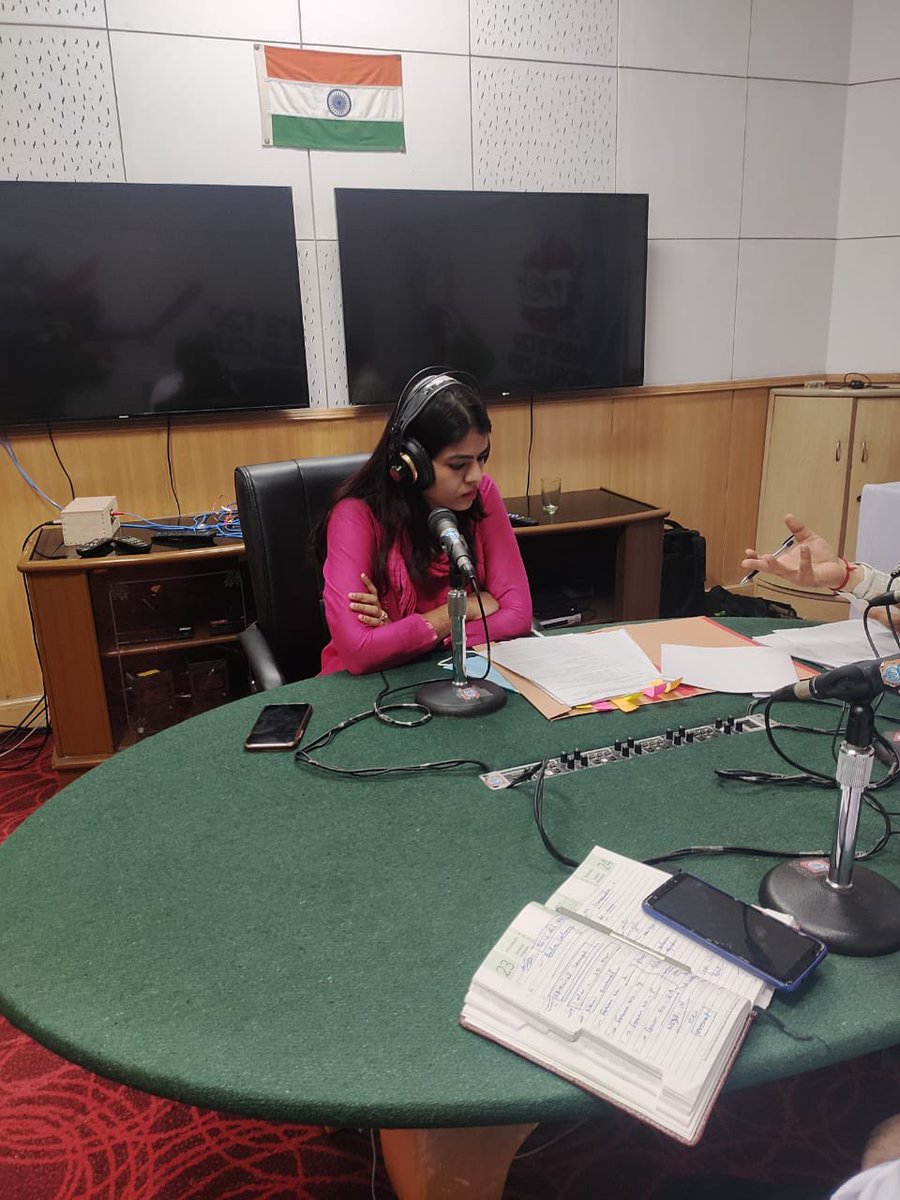 Dmsoutheastdelh's tweet photo. Ms Akriti Sagar, DEO(Central) & Sh Rajeev Ranjan,ERO in a Phone-in-Program on All India Radio today at 10:20 AM on “ Enrollment of new Voters/left out voters & Modications/deletion in ER”.
@CeodelhiOffice
#ceodelhioffice #awarenessprogram #phoneinprogram #awareness https://t.co/0U6pC8zN9g