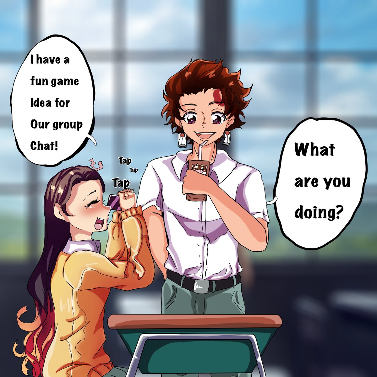 yashi_ira's tweet photo. After that, Tanjiro went to the nearest church to clean his eyes with holy water. 

#demonslayer #anime #kimetsunoyaiba #manga #nezuko #animememes #tanjiro #tanjiroukamado #animeart #art #kny #zenitsu #demonslayeredit  #nezukokamado #zenitsuagatsuma #inosuke #artistontwittter https://t.co/jyDPla1DF1