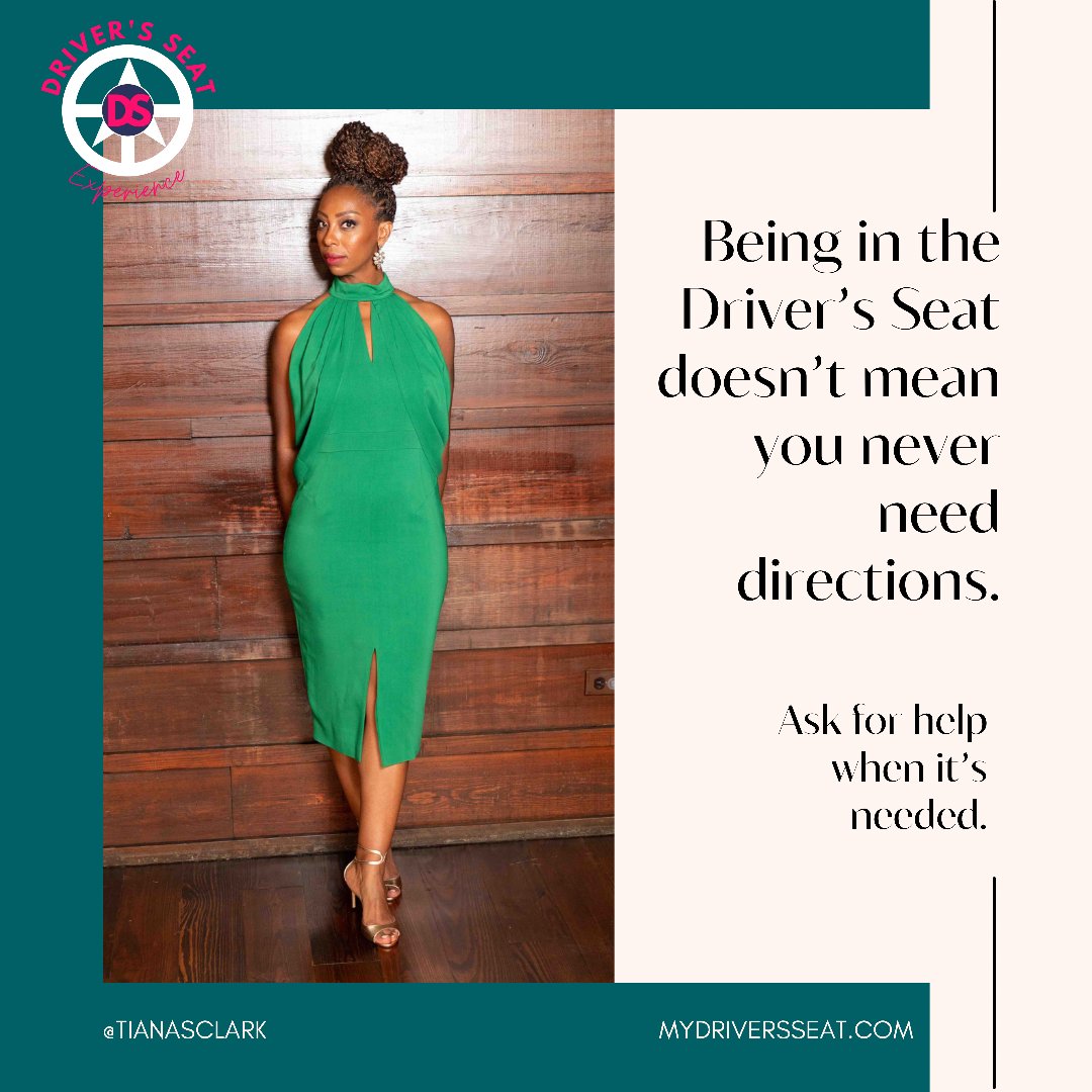 Being in the Driver’s Seat doesn’t mean you never need directions. You don’t need to “know it all.” Activate your network of supporters. They want to see you succeed. 
How do YOU feel when YOUR expertise helps someone else?

#driversseat #grownasswoman #goals #confidence #growth