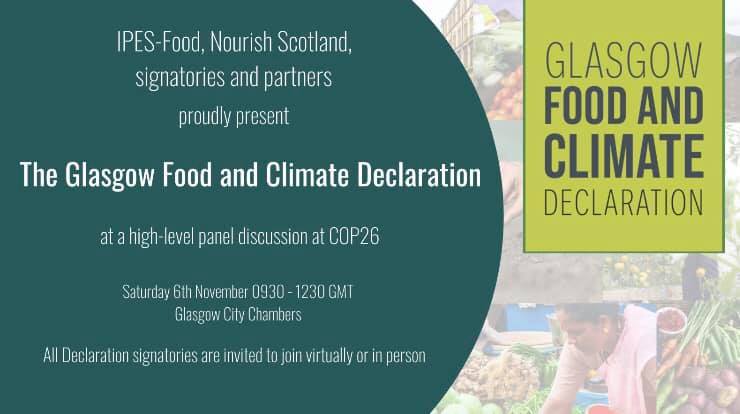 La @villedelyon est signataire de la #GlasgowDeclaration : faire face à l'urgence climatique grâce à des politiques alimentaires ambitieuses 🌾🌍

J'interviens ce matin et me rendrai à #Glasgow semaine prochaine pour la #COP26 dans ce cadre !

👉 fr.glasgowdeclaration.org