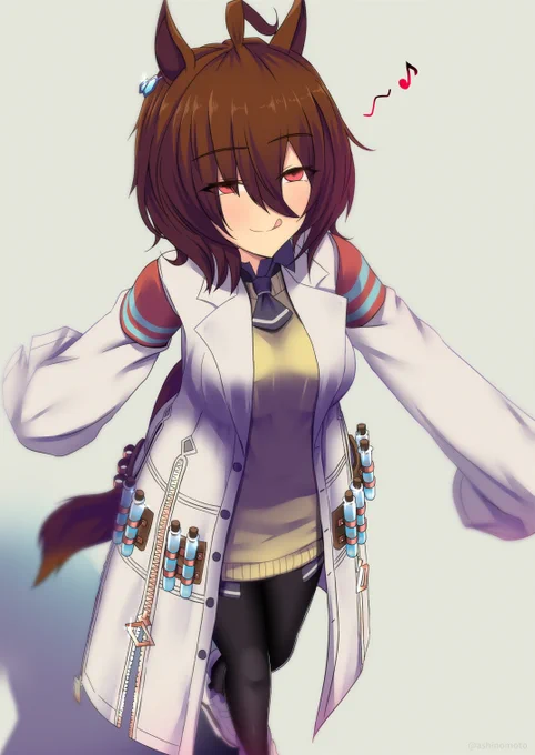 モルモットの手作りご飯が楽しみなタキオン
#ウマ娘 