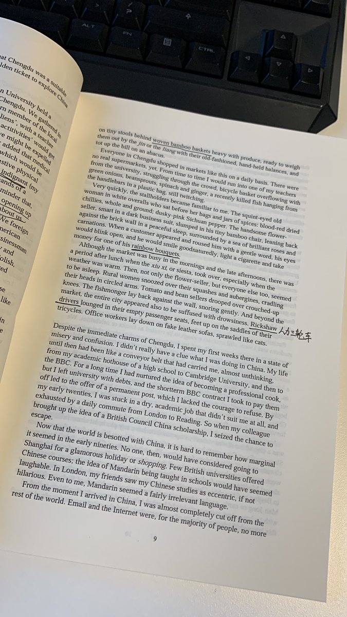 jolyon129's tweet photo. Reading “Shark’s Fin and Sichuan Pepper”. What a surprise! https://t.co/qBcHtIQowx