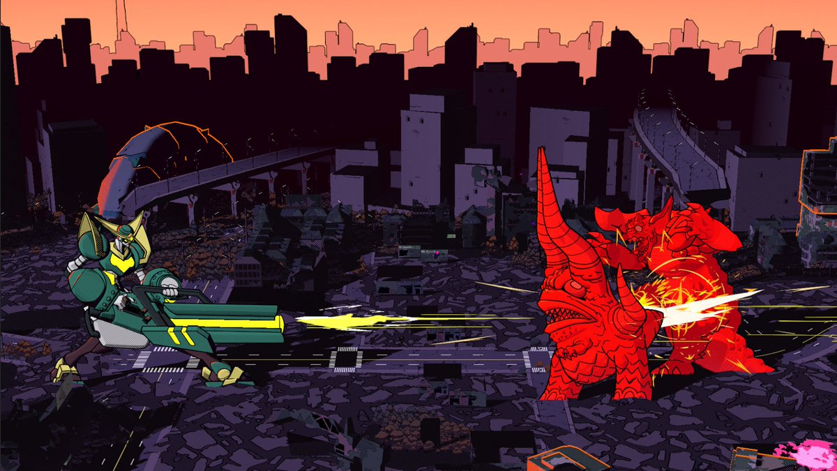 SarkSweet's tweet photo. -Dawn of the Monsters-
The cataclysmic battle between giant monsters has begun in this manga-inspired, side-scrolling, kaiju beat-'em-up!
#indiedev #gamedev #indiegames #videogames #games #action #beatemup #kaiju #momsters
@13amgames
@WayForward
https://t.co/peiW7GMtPf https://t.co/GJXSbG04ae