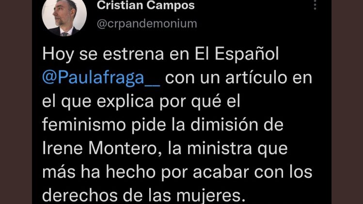 Escribir en El Español para defender EL FEMINISMO. Uh… claro. Todo bien, supongo. No hay lagunas en el plan. ¿Qué podría salir mal?

 🤨👍