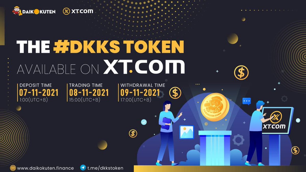 Bsc100x_gems's tweet photo. Daikokuten Sama || @dkkstoken

Have prize Draw every week. Hold $DKKS in your wallet to make you get lucky in your life.

🚨Cex listing Tomorrow https://t.co/onc8vsgVs9

CA: 0x834613c64522725b23b458af04ed1590d189962f

CMC: https://t.co/EsrYoFXQ2t

TG: https://t.co/sFqQ4KuXZ2 https://t.co/xr6zXXvMXx