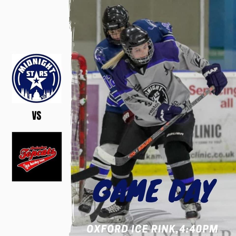 Todays the day! First <a href="/WNIHLhockey/">Women’s National Ice Hockey League</a> league game of the season. It’s been quite the wait since our last game! Puck drop at 4:40 against <a href="/TopcatsSwindon/">Swindon Topcats 🐾🏒🥅</a> at <a href="/oxfordicerink/">Oxford Ice Rink</a> see you there to celebrate our return as well as <a href="/em_36/">Emily Patrick</a> ‘s birthday!🚨🏒🥅🎂