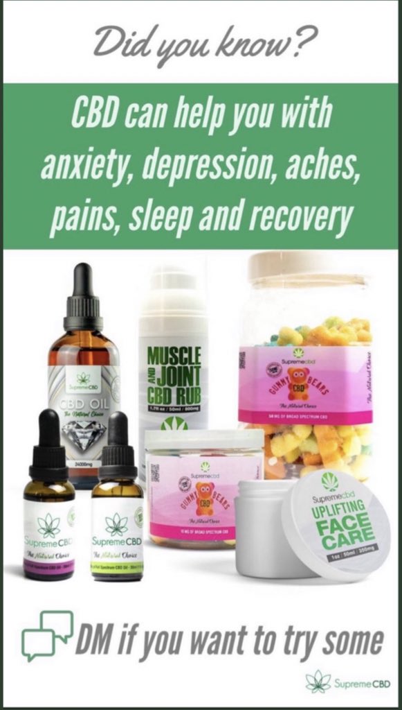 Anthony Fowler (@afowler06) on Twitter photo RETWEET FOR A CHANCE TO WIN £100 worth of FREE CBD products, to win tonight you simply have to tweet yourselves how <a href="/supreme_cbd/">Supreme CBD - UK’s #1 CBD OIL</a> helps you and tag <a href="/supreme_cbd/">Supreme CBD - UK’s #1 CBD OIL</a> remember not to comment but TWEET on your OWN PAGE, also there’s currently a SALE on at supremecbd.uk RETWEET FOR A CHANCE TO WIN £100 worth of FREE CBD products, to win tonight you simply have to tweet yourselves how <a href="/supreme_cbd/">Supreme CBD - UK’s #1 CBD OIL</a> helps you and tag <a href="/supreme_cbd/">Supreme CBD - UK’s #1 CBD OIL</a> remember not to comment but TWEET on your OWN PAGE, also there’s currently a SALE on at supremecbd.uk