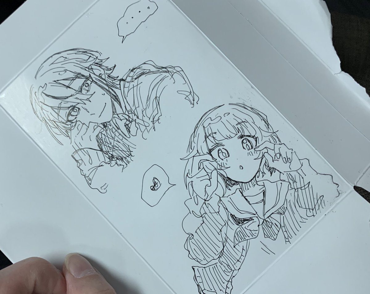 バスでさいとう先生のいくしーさん解説動画をみたら  どうしても絵を描きたくなってしまった!! 