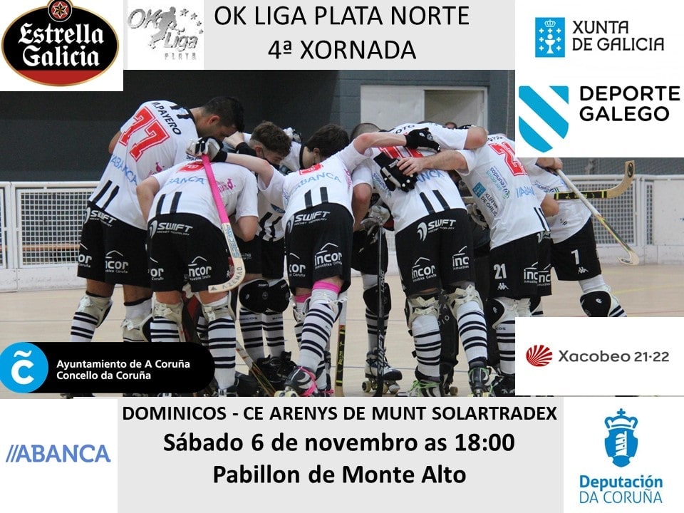 DÍA DE PARTIDO. Hoy a las 18:00 en Monte Alto jugamos contra el <a href="/amunthoquei/">C. d'E. Arenys de Munt Solartradex</a>. Entrada para abonados desde las 17:30 y para el resto de aficionados desde las 17:40 hasta completar aforo. ¡Venid a animar! ¡Forza Domi!