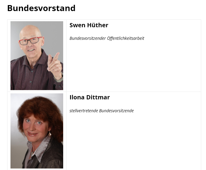 BRechercheteam's tweet photo. #IlonaDittmar ist stellvertretende Bundesvorsitzende der 2013 von #ChristophHörstel gegründeten Partei "#DeutscheMitte". Hier noch mit einem sehr, sehr alten Foto auf der Homepage. https://t.co/VXXyGIGiHj