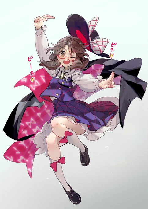 くらえっ!最強種族女子高生のピスピース!! 
