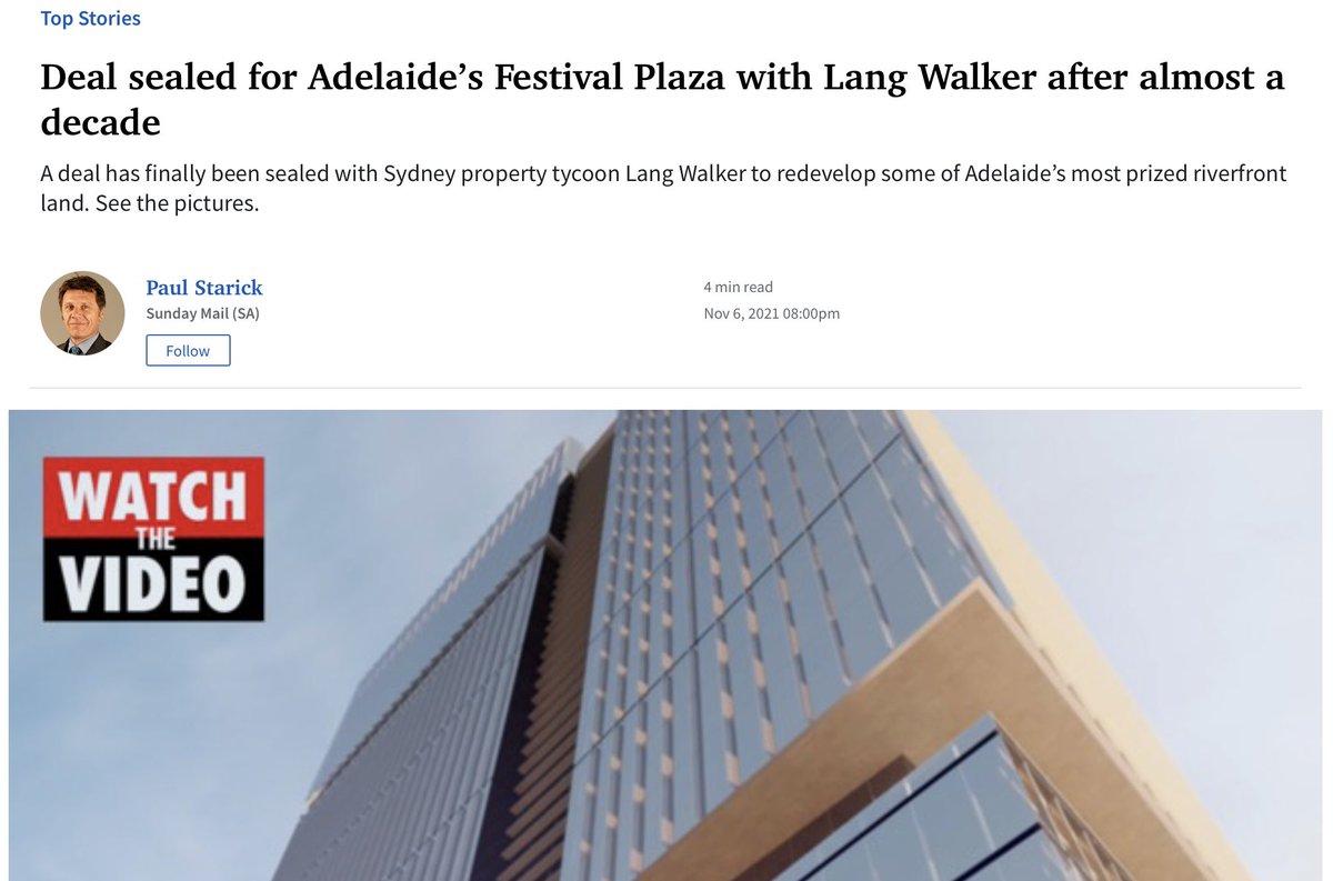 DrewRadford's tweet photo. As if the @SkyCityGroup crass gold monolith overshadowing two of the most historical buildings in Adelaide isnโt bad enough #langwalker is about to make it worse. At least every future SA politician can look out at it each day be reminded of what selling out looks like https://t.co/VzjziJgYpI