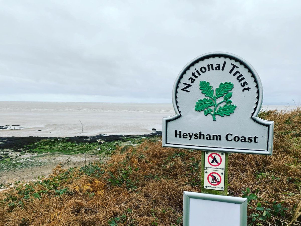 Great walk to get myself going this morning. Pretty breezy though at Morecambe bay!