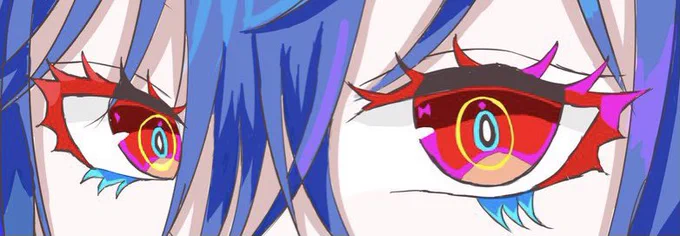 #目だけで私の絵気になるよって人RT 
おめめ見て欲しい👀 