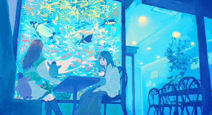 「魚 ロングヘアー」のTwitter画像/イラスト(人気順)