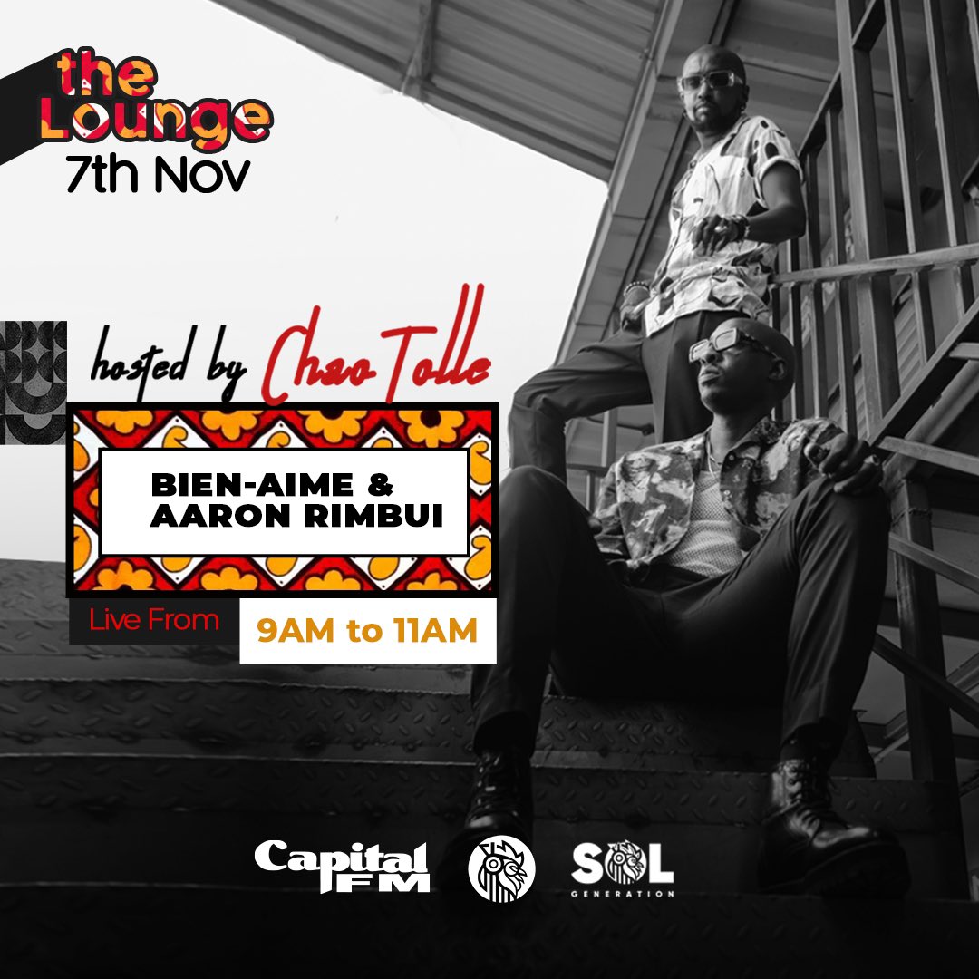 TheLounge984's tweet photo. Hey Soulstar ✨
First show in November w/
@bienaimesol and @AaronRimbui who will be joining me on The
“Live Sessions”
🎸🎶🎤
#BMLB
Tell a friend and catch you then 🤗
https://t.co/VySqbsNhQ1
#TheLounge984 https://t.co/muBIttsgO3
