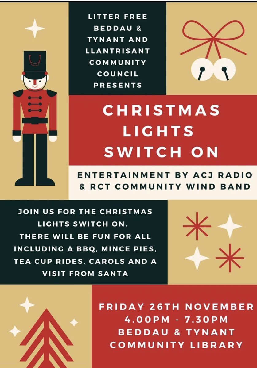 It’s so close to the most wonderful time of the year! RCT Community Windband can’t wait to get back playing at the lovely Christmas events! This year we are supporting events at Beddau and Pontyclun! Come along and join in the festive activities! 🥁🎼🎺🎹🎄🎁