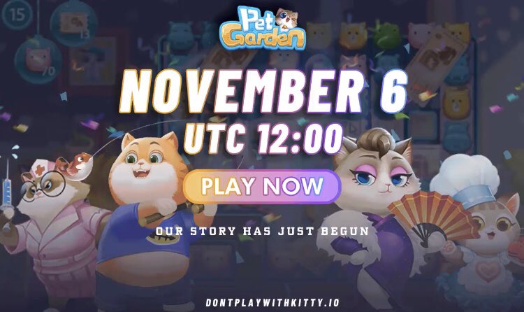 EarnByGaming's tweet photo. Today Nov 6 is a big day for the @DPK_kreatties Team and all the NFT holders! 🚀 At (12:00 UTC) they will be launching PetGarden. A #play2earn game where the players can earn KIT Tokens. They can earn 16.25M KIT Tokens per day!🔥 https://t.co/fjdGb9XD58
Good luck to all of you ❤️ https://t.co/en9xXiPWjj