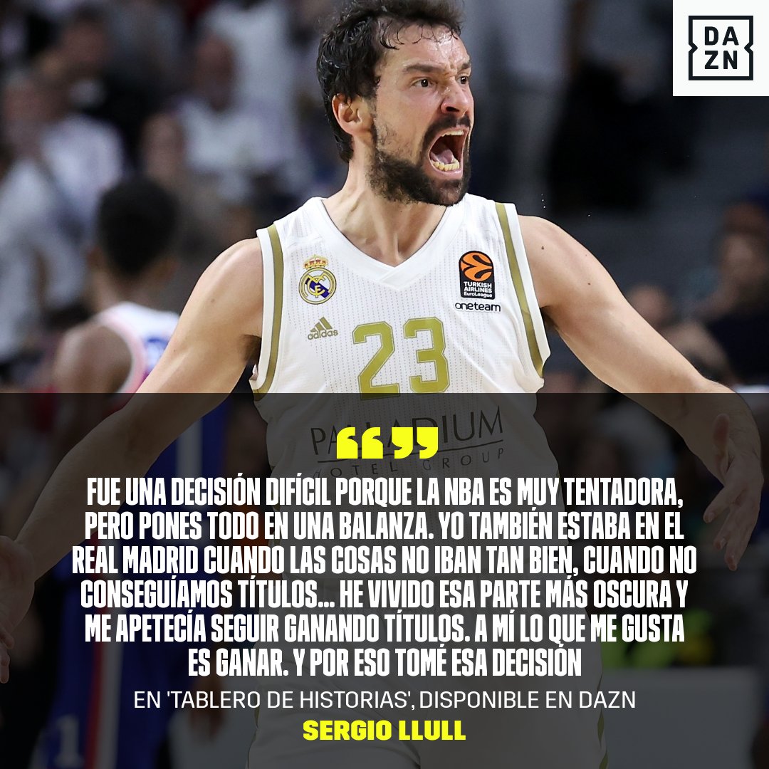 DAZN_ES's tweet photo. Madridismo 🤍 @23Llull y su 'NO' a la NBA 🏀 https://t.co/q70A0RHy3B