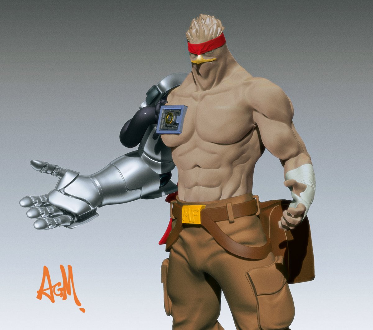 I REALLY need to get back into zbrush and finish this badass.  #MurderFalcon #Zbrush  <a href="/danielwarrenart/">Daniel Warren Johnson</a>