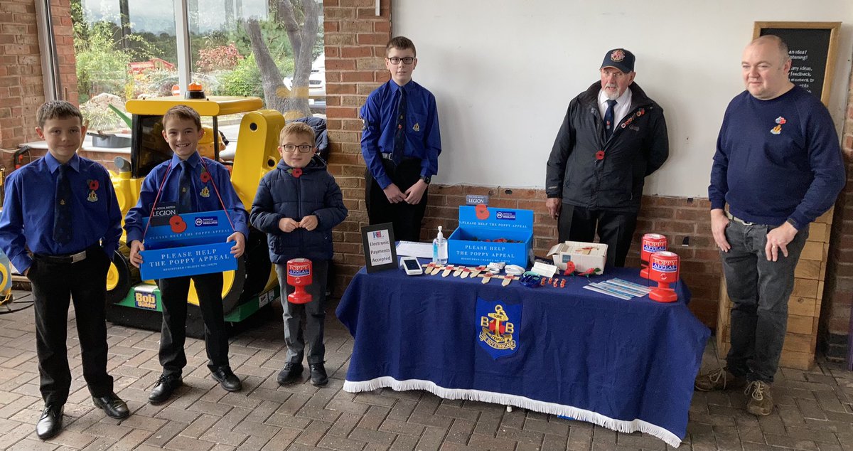 Good morning everyone! We’re back at <a href="/HollybushGC/">Hollybush Garden Centre</a> this weekend collecting for <a href="/PoppyLegion/">Royal British Legion</a>. We look forward to seeing you. #WeWillRememberThem
